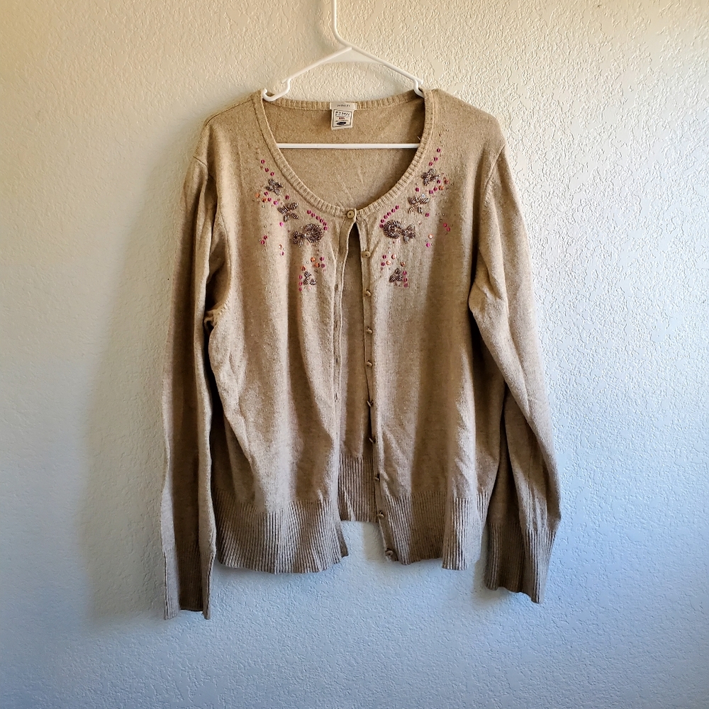 Vtg‎ Old Navy Cardigan Brown Layering Casual Comfy